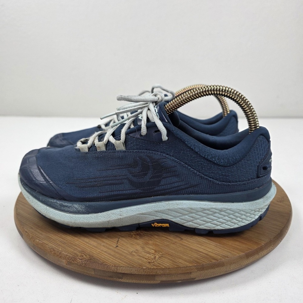 Topo Athletic Shoes Womens Size 8.5 Blue Pursuit Trail Running Vibram Sneakers